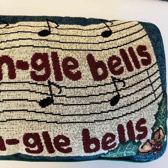 Jin-gle Bells Holiday Decoration Accent Pillow - Picture 6 of 7